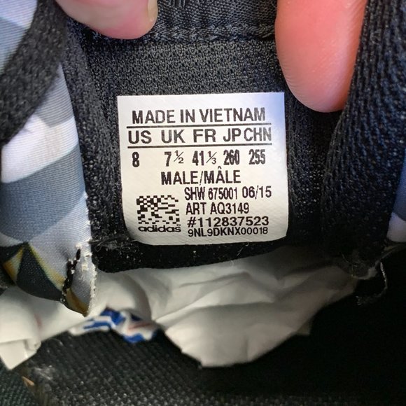 Adidas ZX Flux Geometric Grey Gold Size 8 - Picture 6 of 6